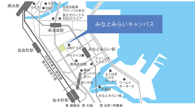 KUポートスクエア地図