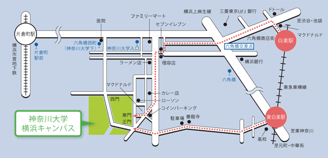 横浜キャンパス地図